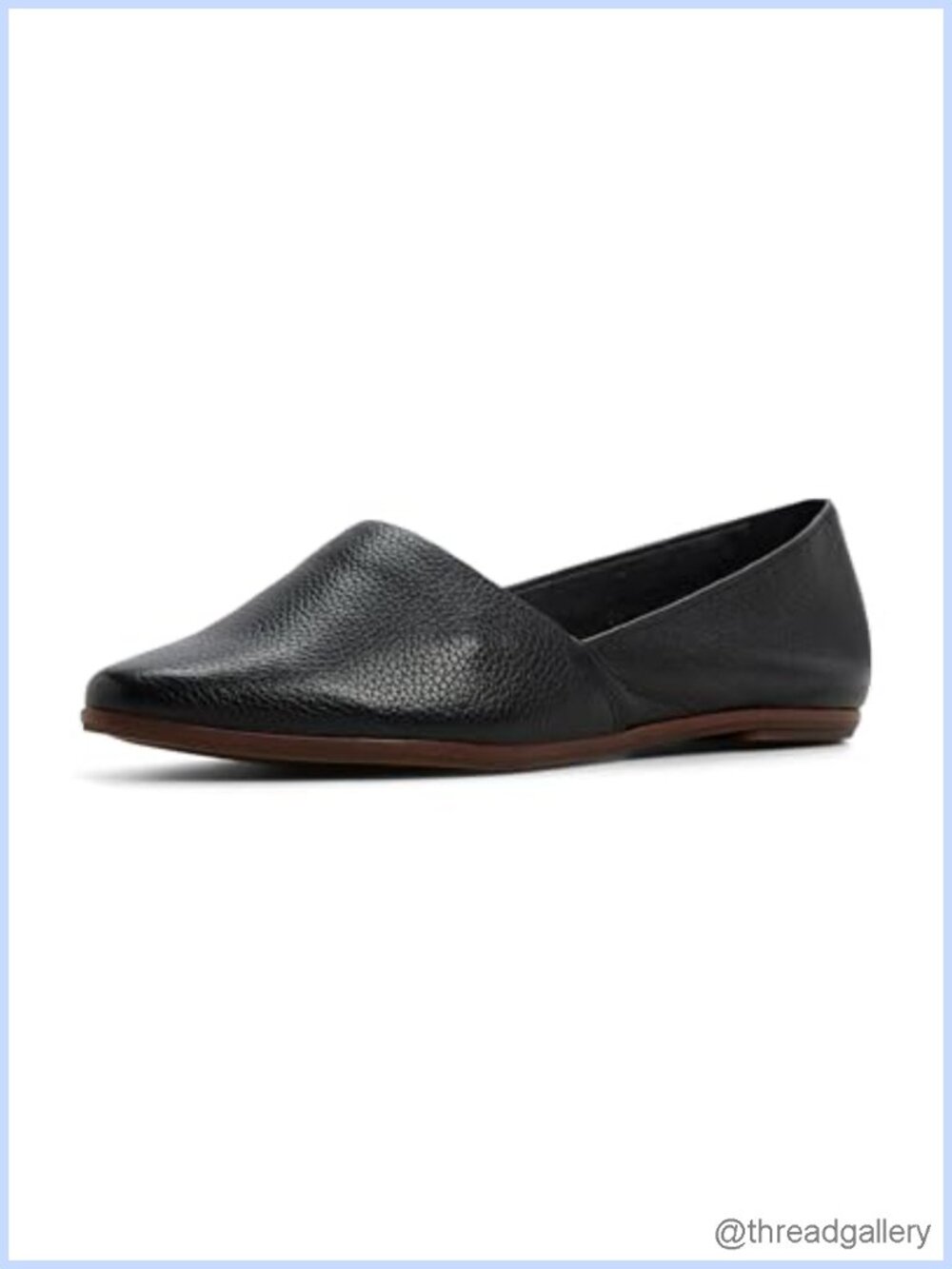 ALDO Blanchette Leather Slip-On Flat Loafer Pointy Toe Casual Shoes